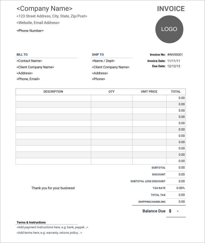 Free Voice Spreadsheet Template Doc Download Sample Excel With Ipad Invoice Template