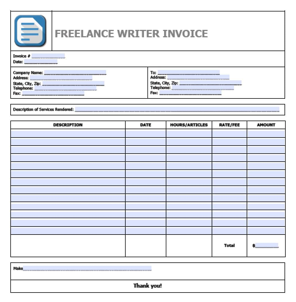 Freelance Billing Template - Colona.rsd7 Regarding How To Write A Invoice Template