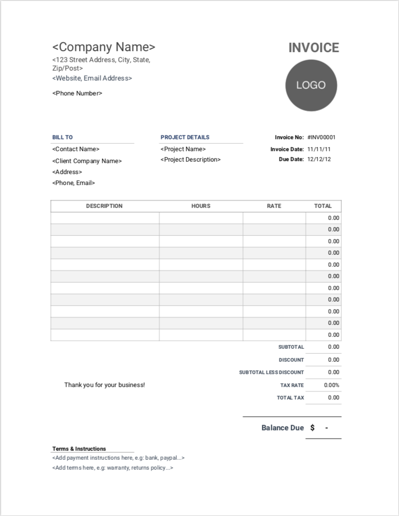 Freelance Invoice Templates | Free Download | Invoice Simple For Media Invoice Template
