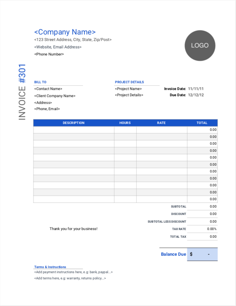 Freelance Invoice Templates | Free Download | Invoice Simple Pertaining To Media Invoice Template