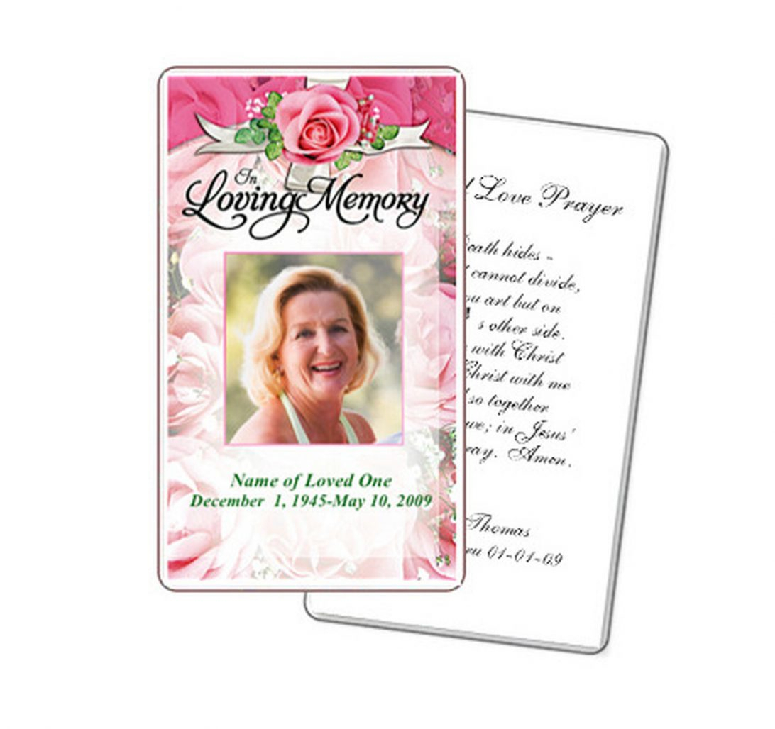 Funeral Card Template Holy Program Download Free Microsoft For Memorial Cards For Funeral Template Free