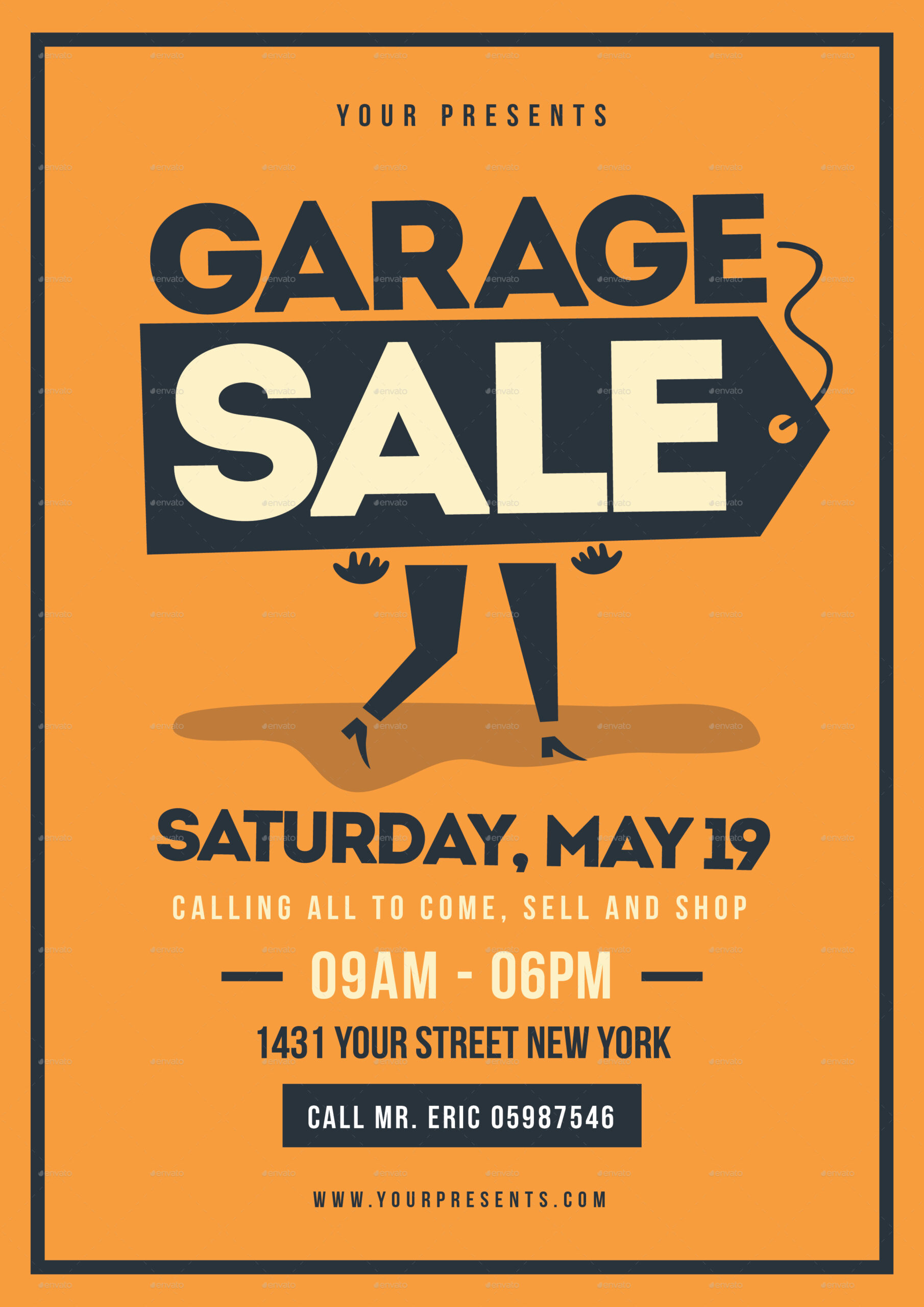 Garage Sale Flyer - Colona.rsd7 In Garage Sale Flyer Template Word