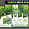 Garden Flyer Template Bundlecreative Touch On Dribbble For Mowing Flyer Template