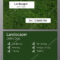 Gardener Business Card — Stock Vector © Mariam2707 #74080439 With Regard To Gardening Business Cards Templates