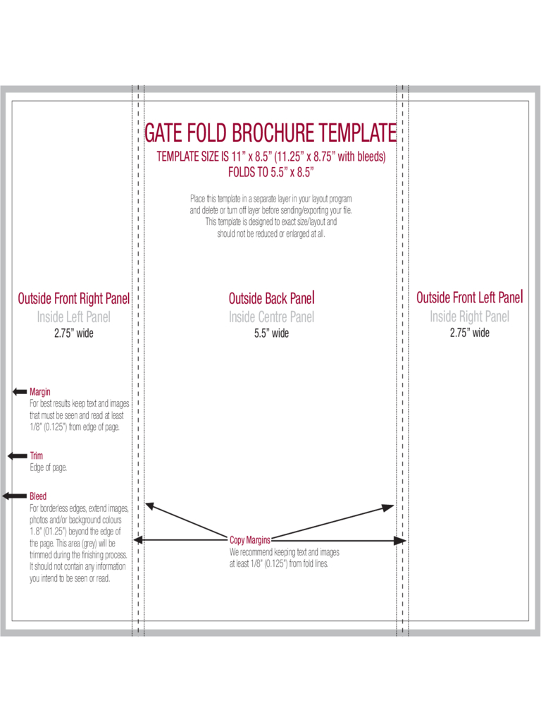 Gate Fold Brochure Template – 6 Free Templates In Pdf, Word In Gate Fold Brochure Template