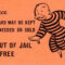 Get Out Of Jail Clipart Within Get Out Of Jail Free Card Template