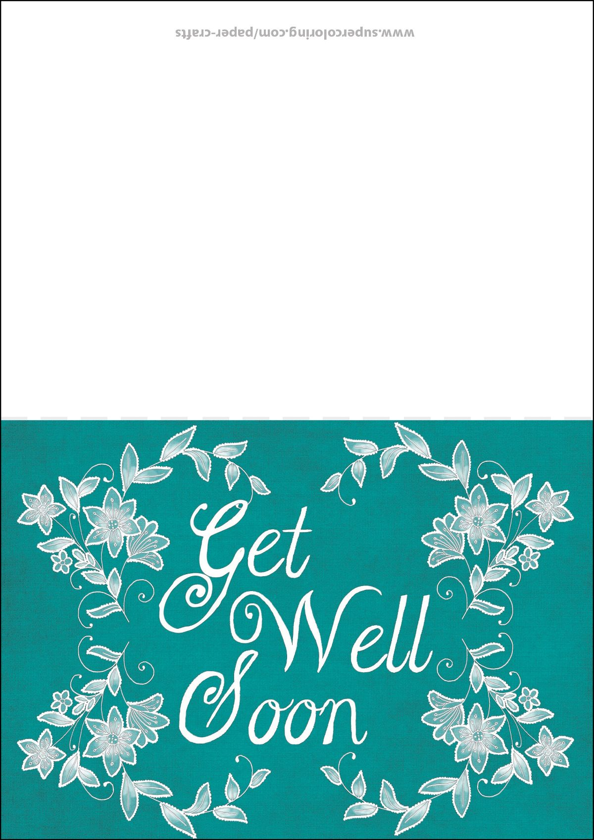 Get Well Soon Card Template | Free Printable Papercraft Pertaining To Get Well Soon Card Template