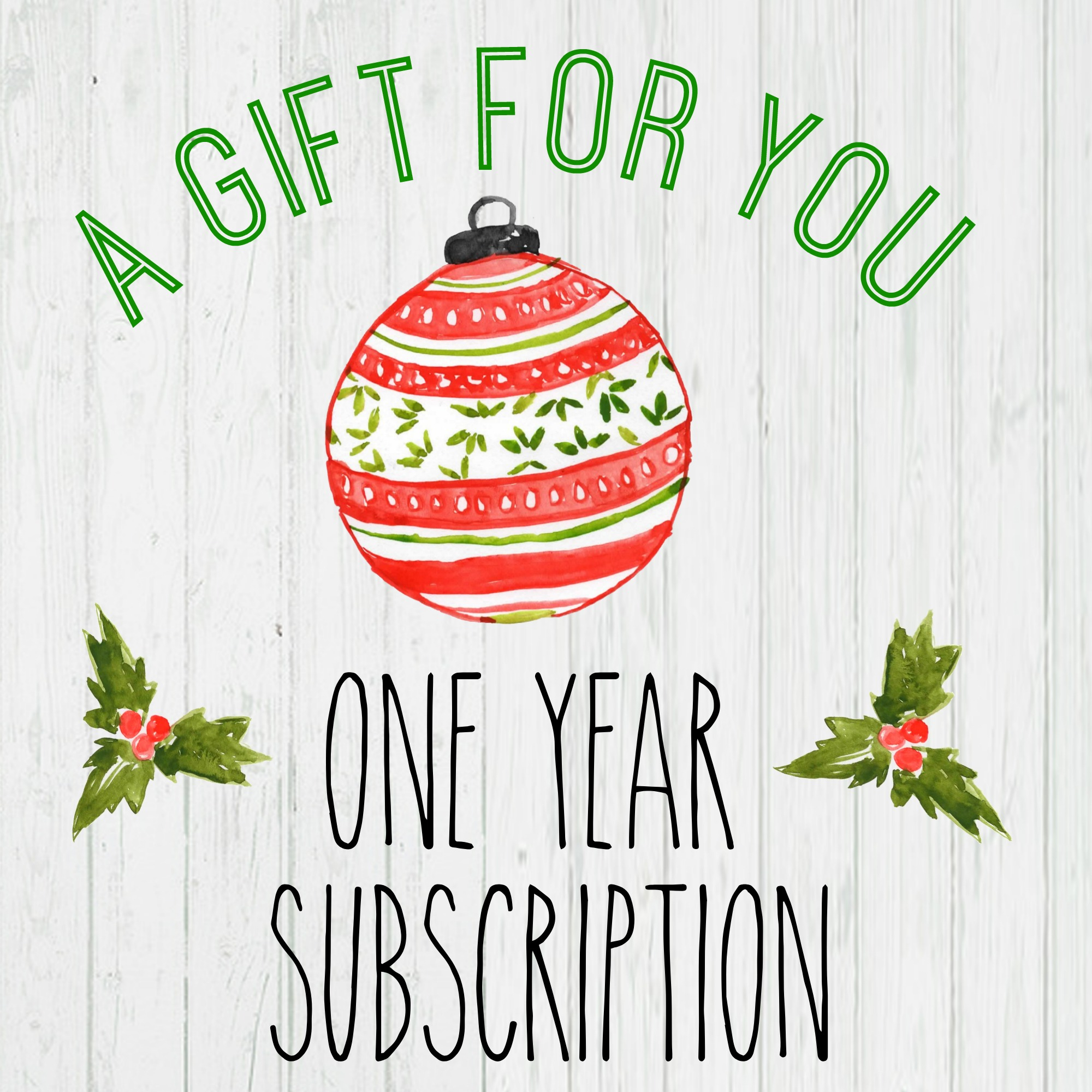 Gift A Magazine Subscription With Our Free Printable Cards Within Magazine Subscription Gift Certificate Template