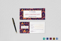 Gift Certificate Template for Indesign Gift Certificate Template