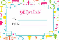 Gift Certificate Template For Kids Blanks | Loving Printable with regard to Kids Gift Certificate Template