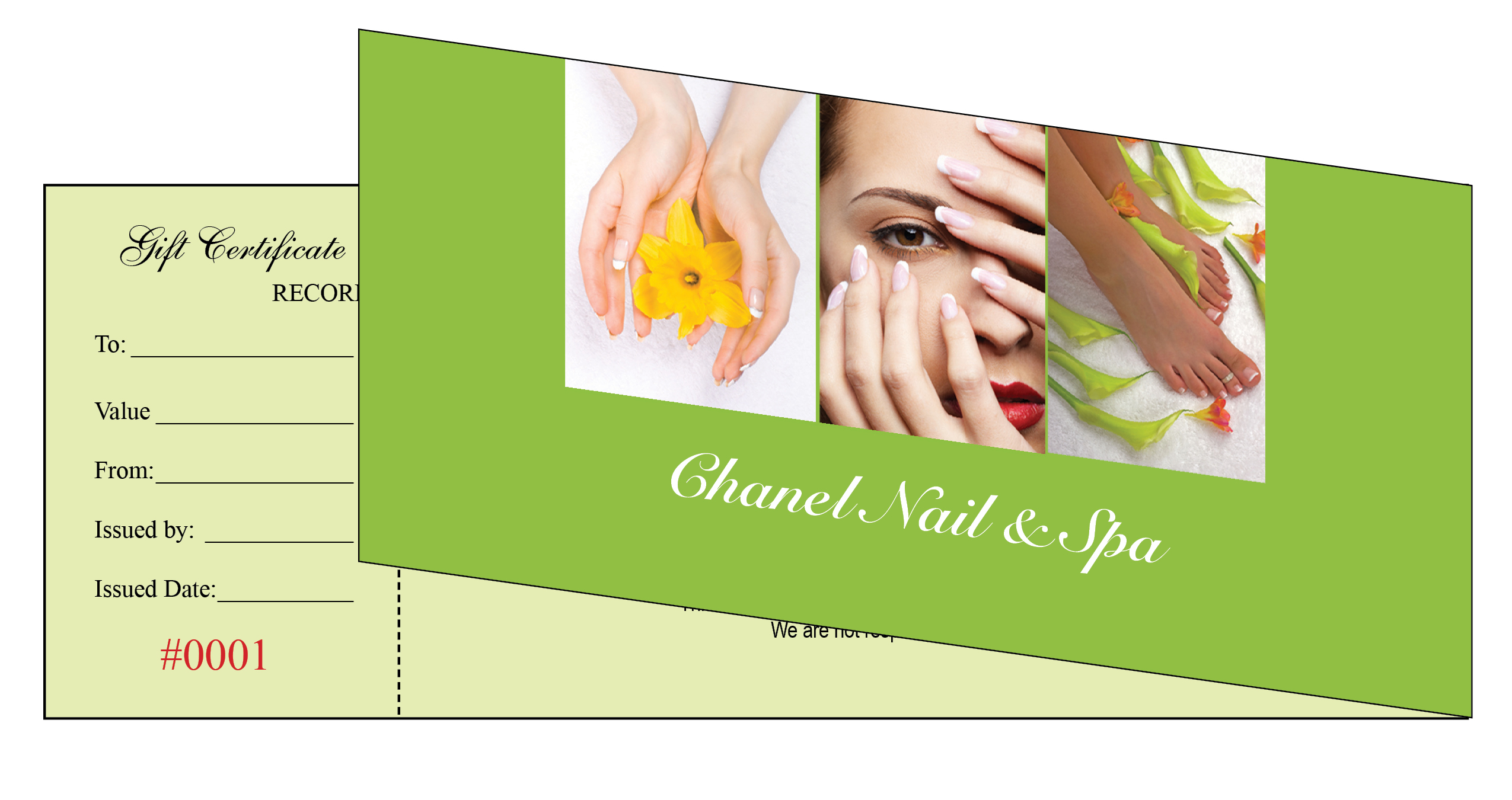 Gift Certificates Printing For Nail Salon Inside Nail Gift Certificate Template Free