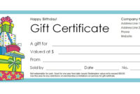 Gift Certificates Template - Colona.rsd7 regarding Homemade Gift Certificate Template