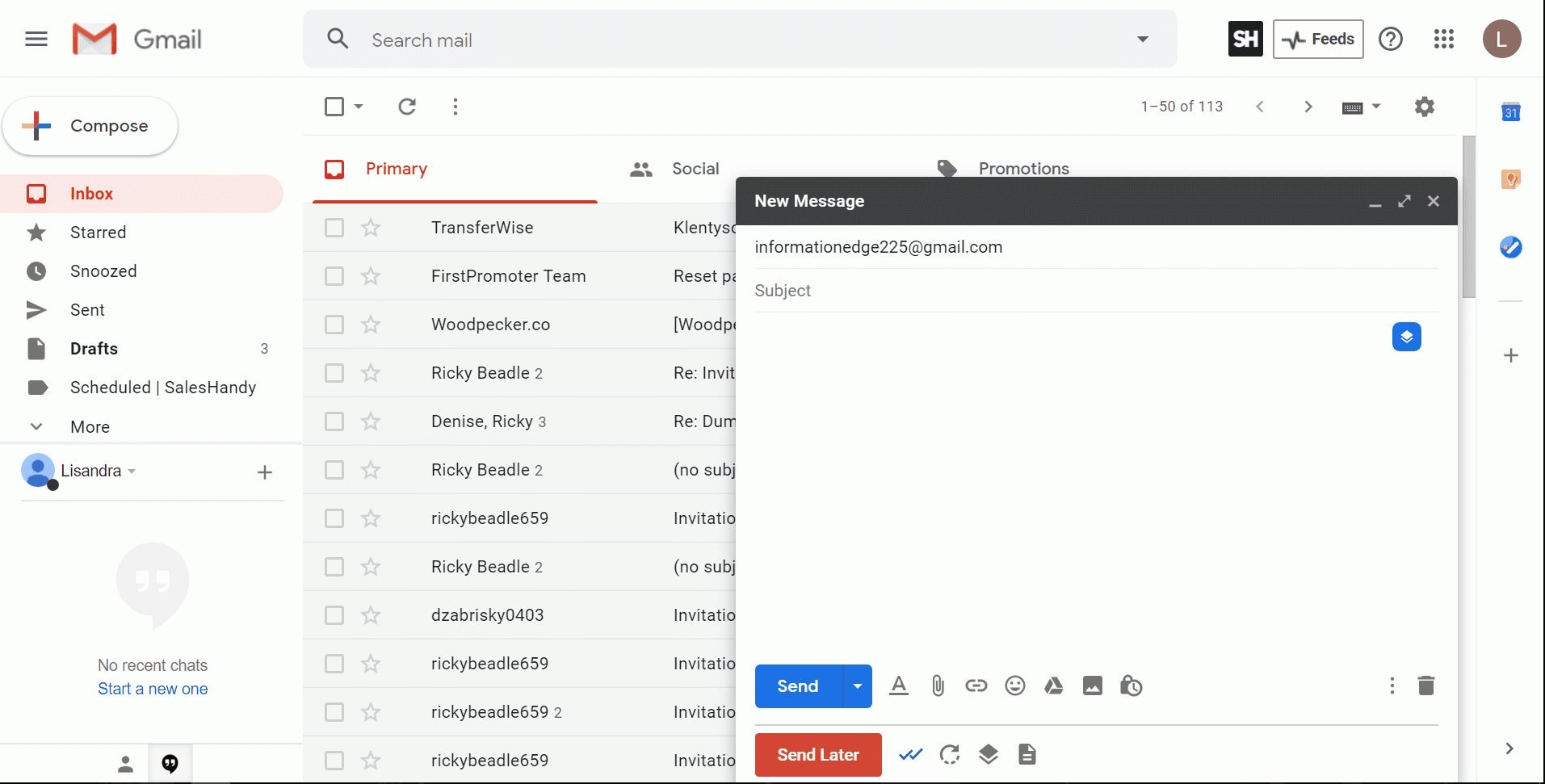 Gmail Email Templates With Attachments | Saleshandy Inside Gmail Template Emails