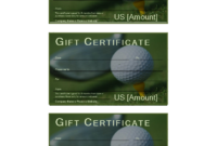 Golf Gift Certificate | Templates At Allbusinesstemplates inside Golf Gift Certificate Template