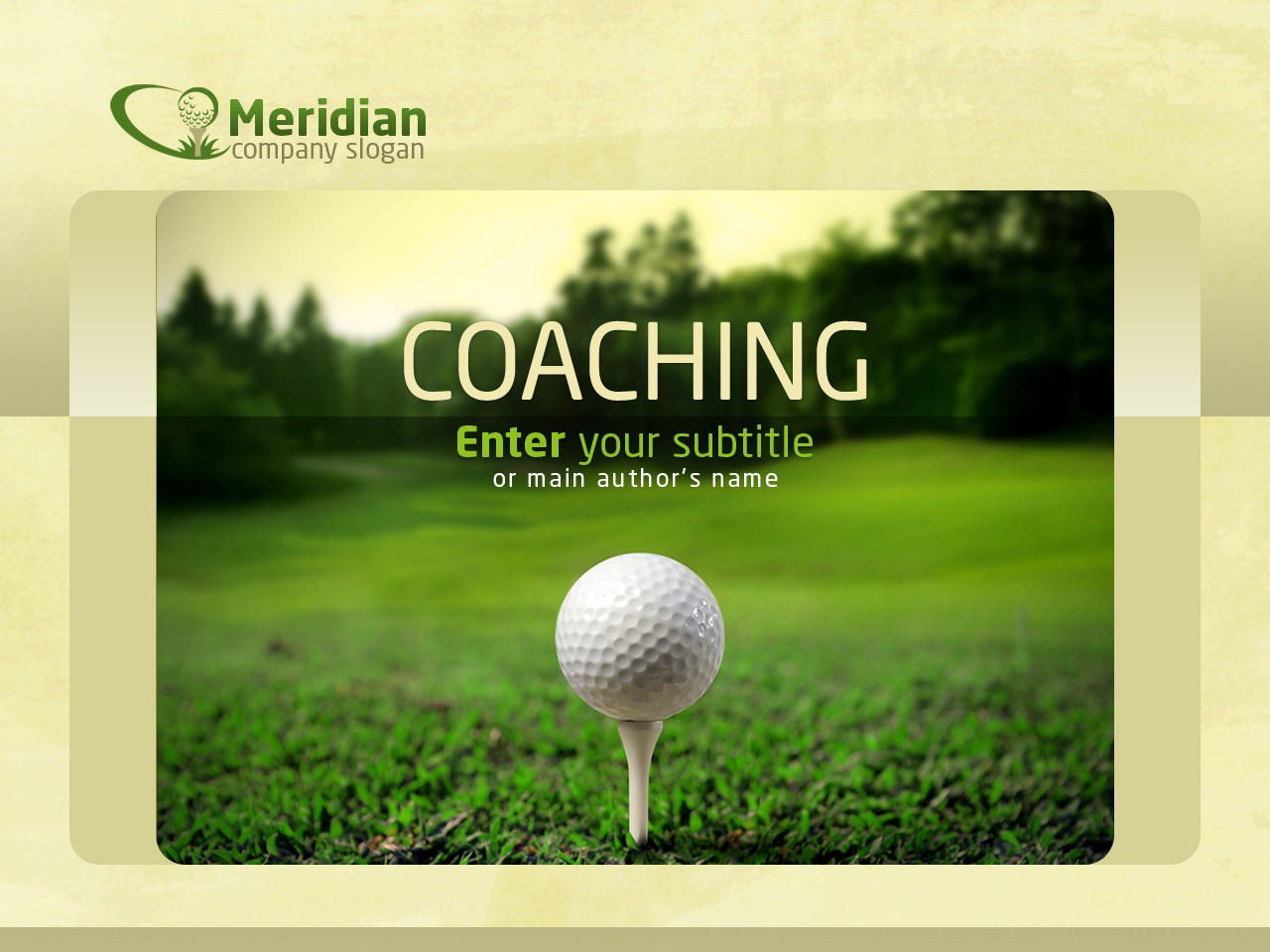 Golf Powerpoint Templates For Golf Gift Certificate Template