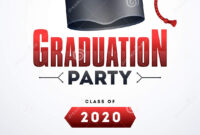 Graduation Party Template Or Flyer Design. Stock with regard to Graduation Party Flyer Template