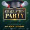 Graduation Party Template Or Flyer Design With Illustration Within Graduation Party Flyer Template