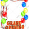 Grand Opening Balloons Image & Photo (Free Trial) | Bigstock Pertaining To Grand Opening Flyer Template Free