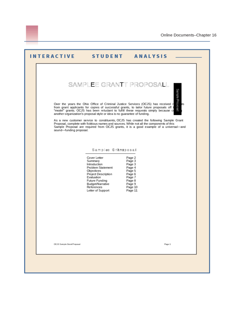 Grant Proposal Template - 6 Free Templates In Pdf, Word Intended For Grant Proposal Template Word