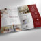 Half Fold Brochure Template For Design Company Marketing Inside Half Fold Menu Template