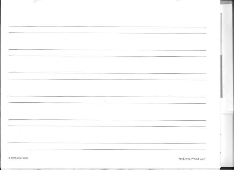 Handwriting without tears printables picture