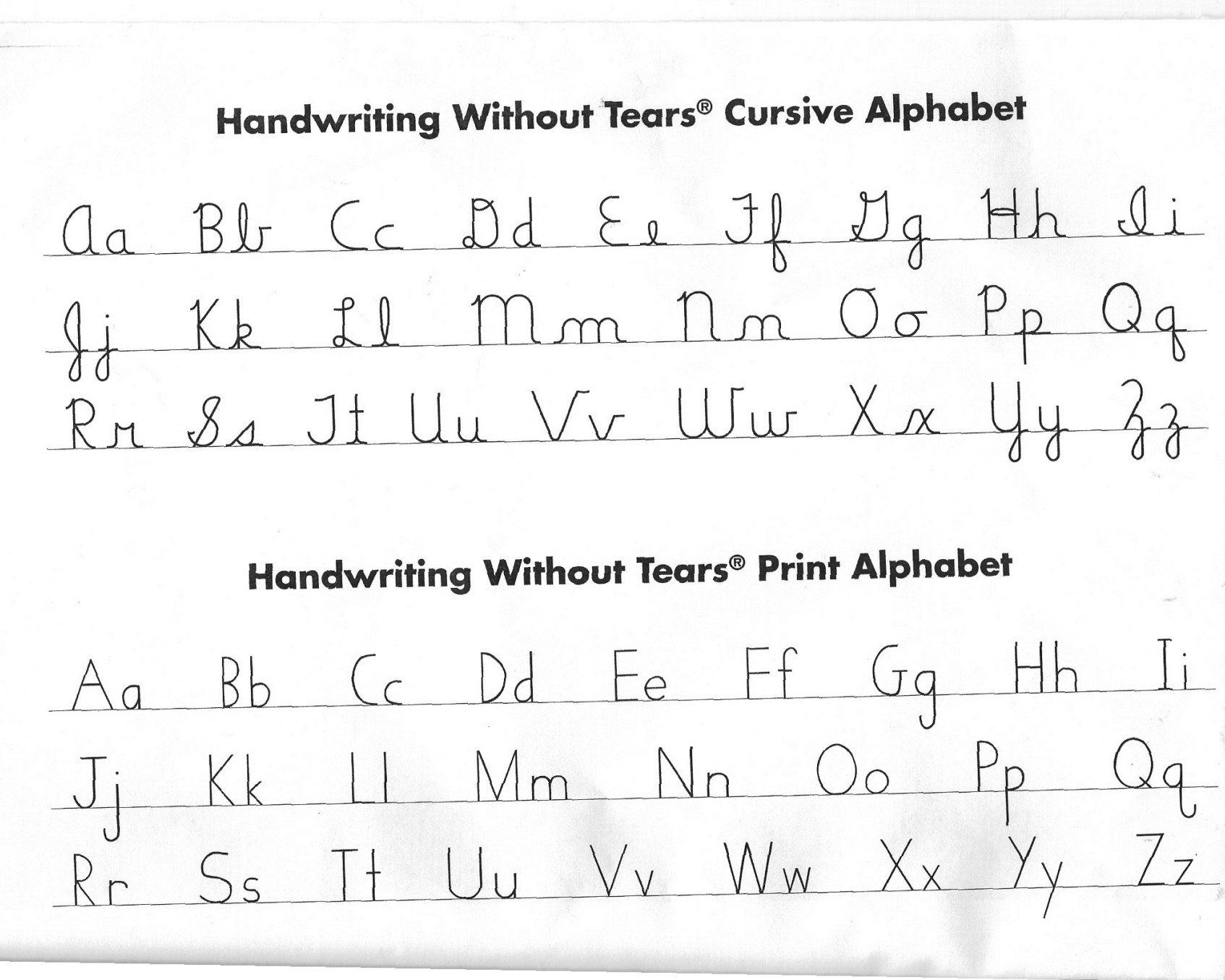 Handwriting Without Tears Worksheet | Kids Activities For Handwriting Without Tears Letter Templates