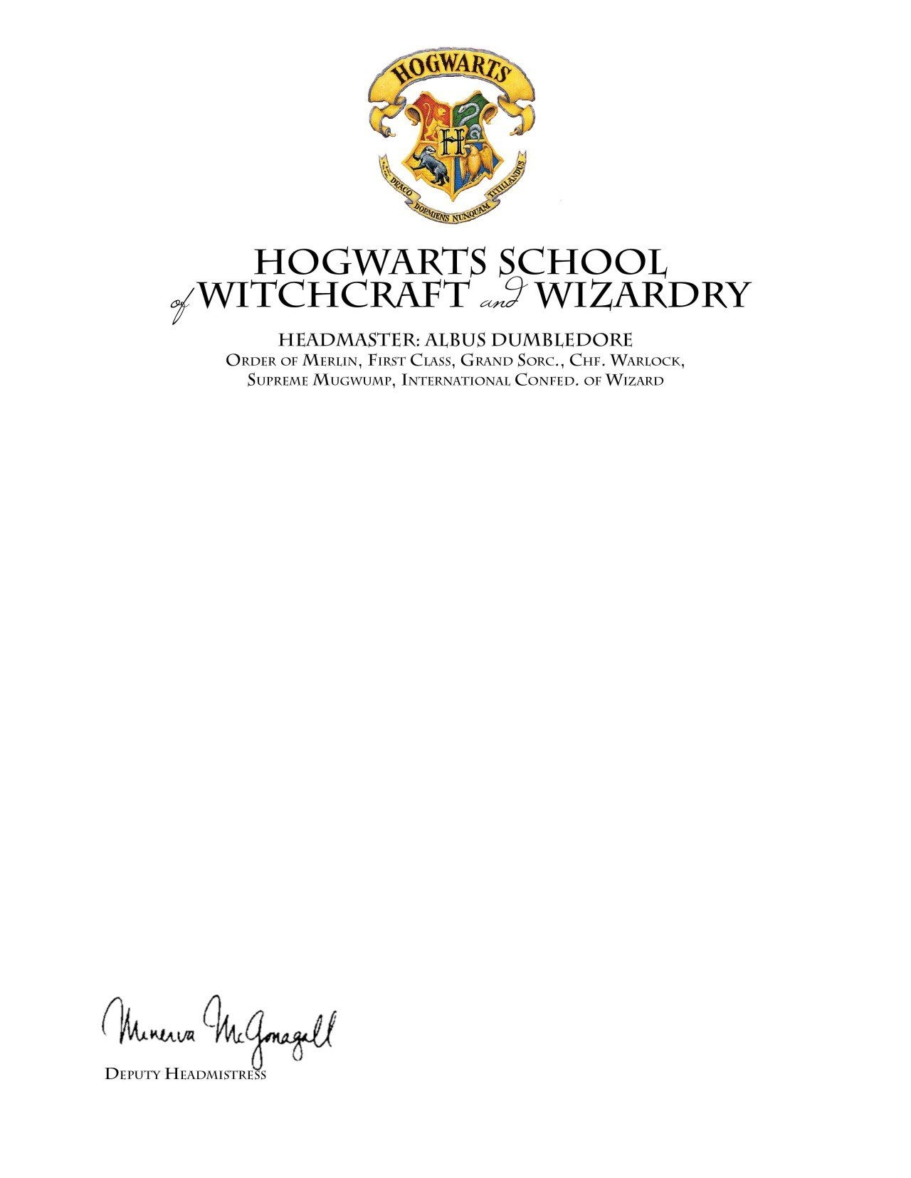 Harry Potter Acceptance Letter Envelope Template Regarding Harry Potter Acceptance Letter Template