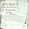Harry Potter Birthday Invitations And Authentic Acceptance Inside Harry Potter Letter Template