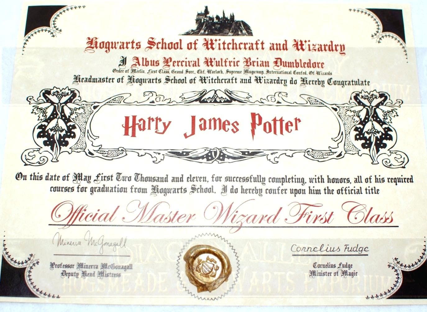 Harry Potter Certificate Template 1 Metal Spot Price Within Harry Potter Certificate Template