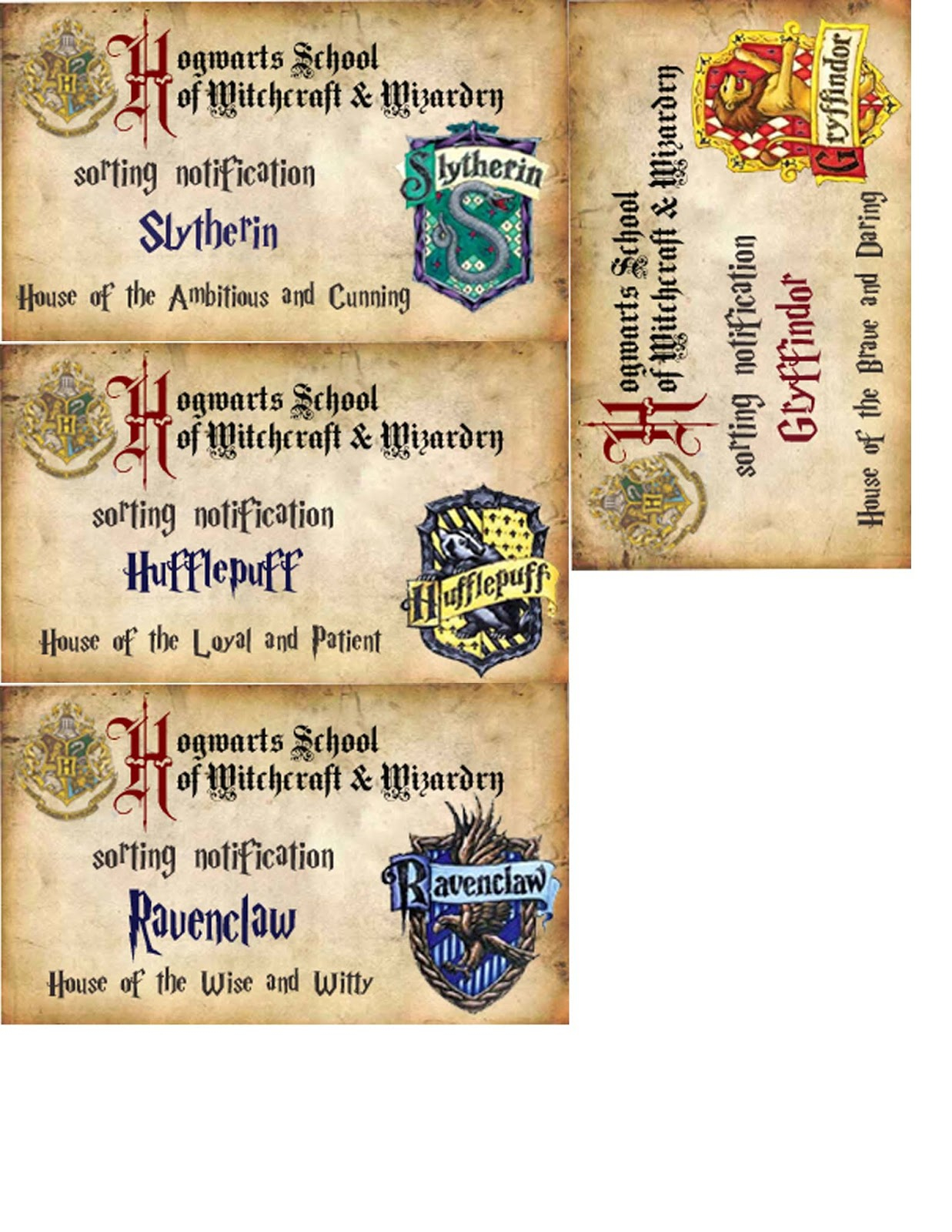 Harry Potter: Free Party Printables. – Oh My Fiesta! For Geeks Inside Harry Potter Certificate Template