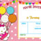 Hello Kitty Birthday Party Ideas – Invitations, Dress Throughout Hello Kitty Banner Template
