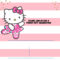 Hello Kitty Birthday Party Ideas – Invitations, Dress With Regard To Hello Kitty Birthday Banner Template Free