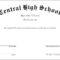 High School Diploma Template Free Download Microsoft Word Throughout Ged Certificate Template Download