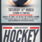 Hockey Flyer Graphics, Designs &amp; Templates From Graphicriver inside Hockey Flyer Template