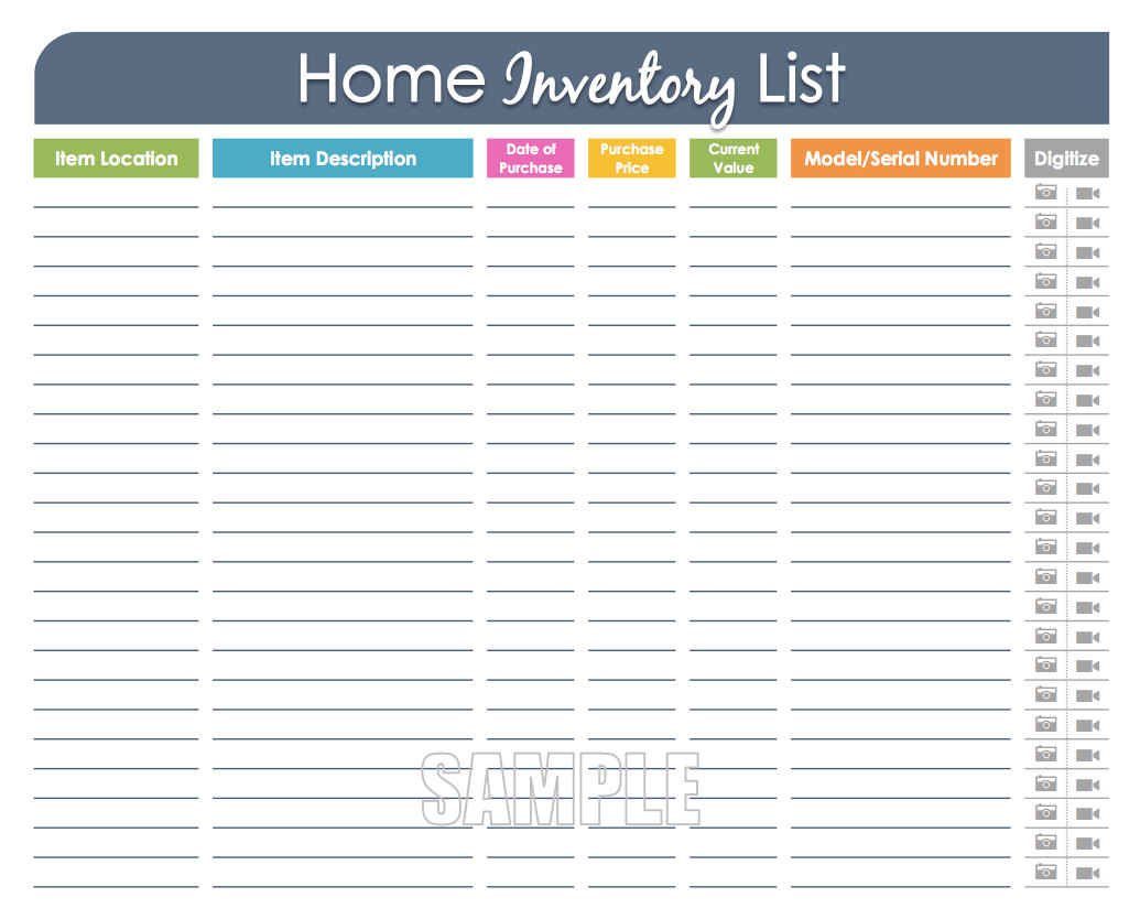 Home Inventory Form - Colona.rsd7 Inside Insurance Inventory List Template