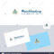 Hospital Vector Logotype With Business Card Template Throughout Hospital Id Card Template