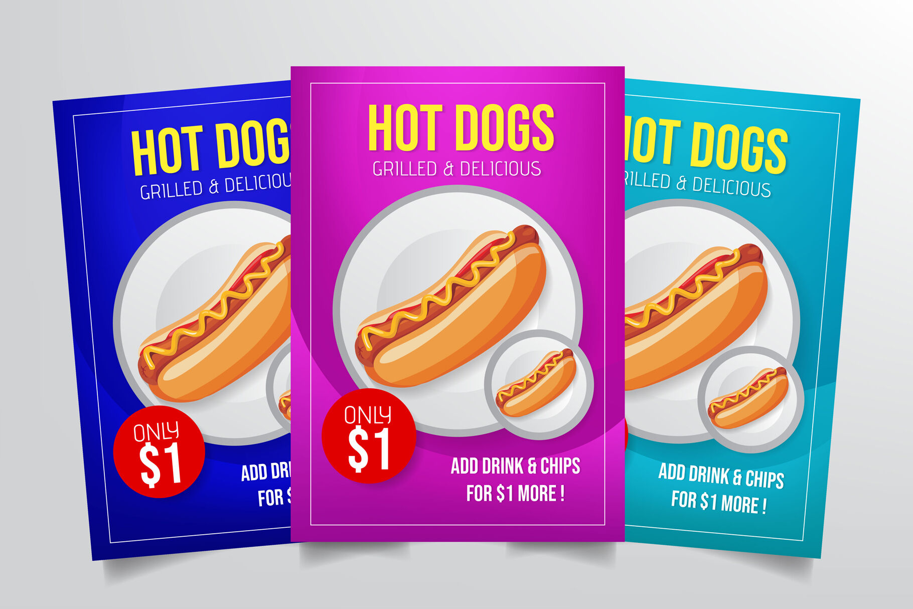 Hot Dog Flyer Templatestringlabs | Thehungryjpeg Pertaining To Hot Dog Flyer Template