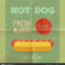 Hot Dog Menu, Vintage Poster — Stock Vector © De.la.cruz Within Hot Dog Flyer Template