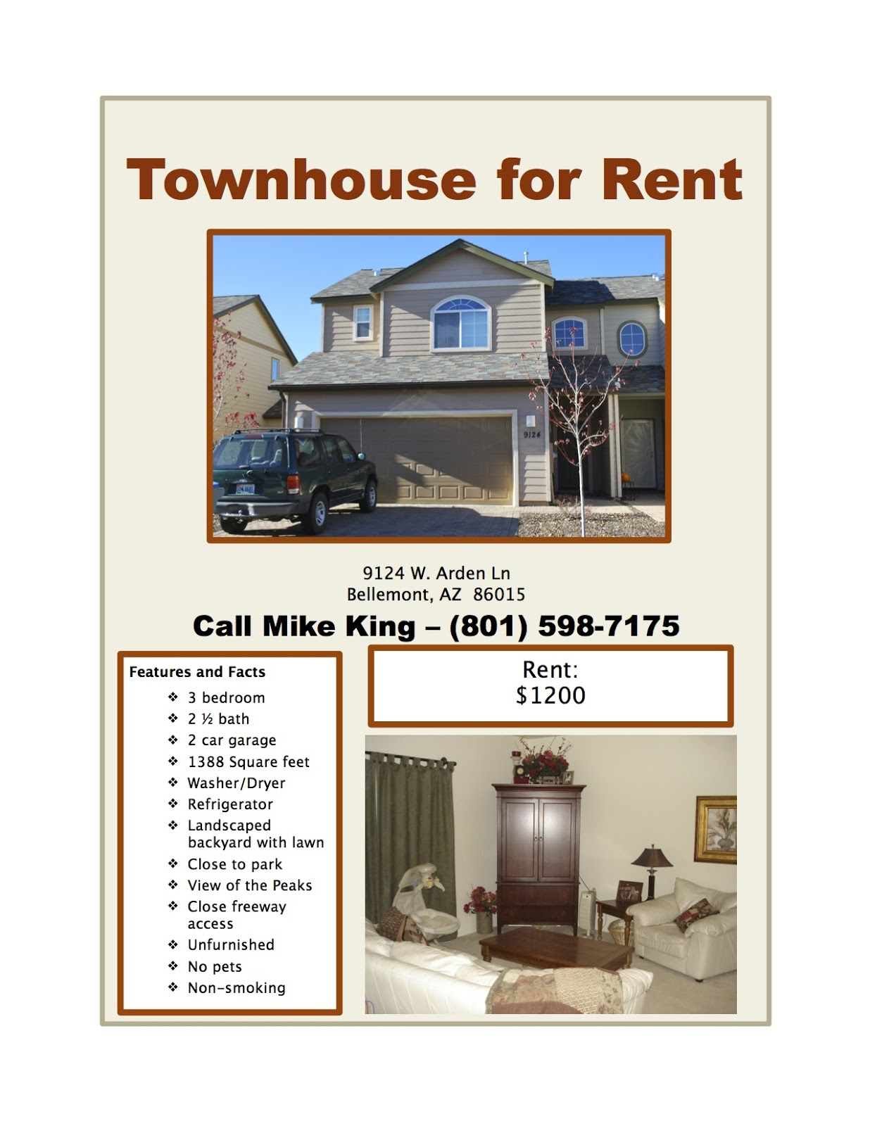 House For Rent Flyer Template Accommodation > Rental Houses Pertaining To House Rental Flyer Template