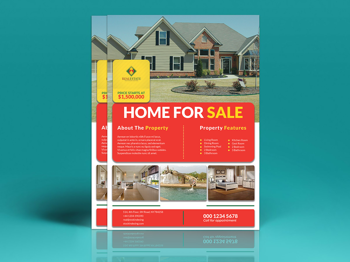 House For Sale Flyer Templates On Student Show For Home For Sale Flyer Template