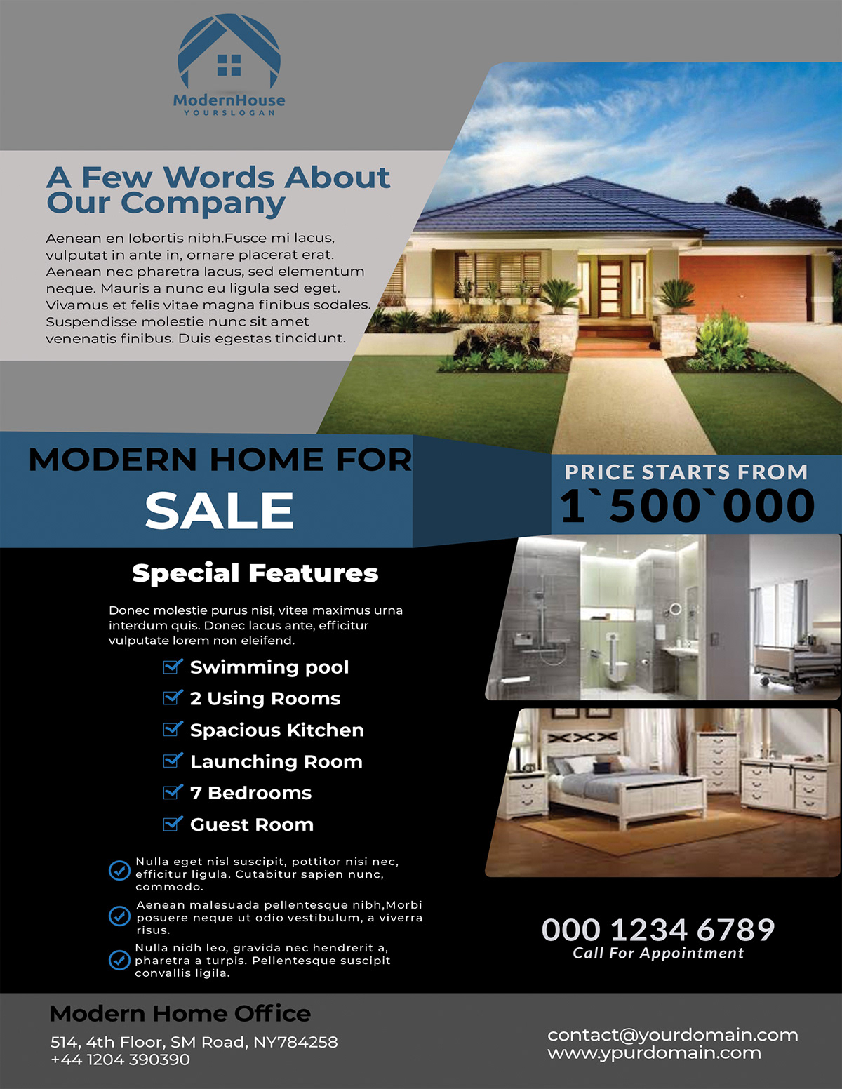 House For Sale Flyer Templates On Student Show For House For Sale Flyer Template