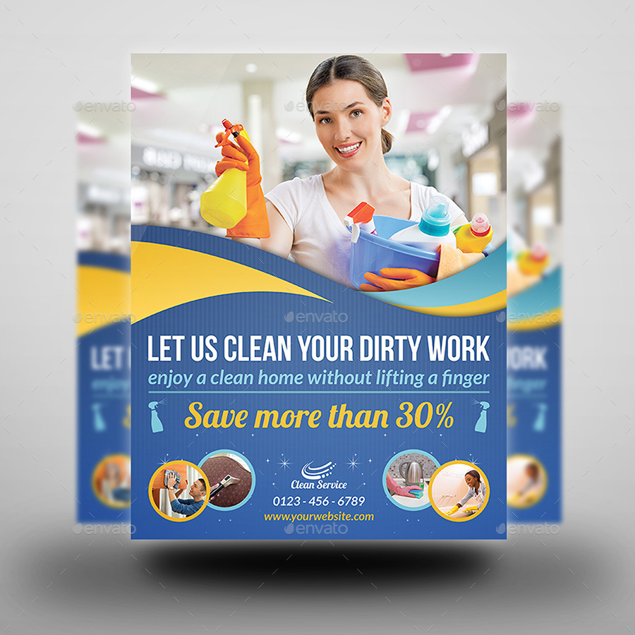 Housekeeping Flyers Designs In Janitorial Flyer Templates