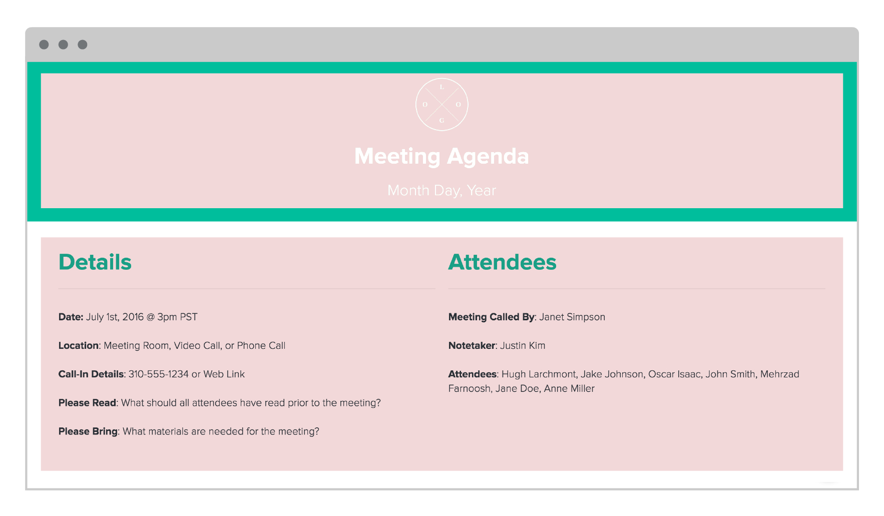 How To Create A Meeting Agenda: A Stepstep Guide | Xtensio Within How To Create A Meeting Agenda Template