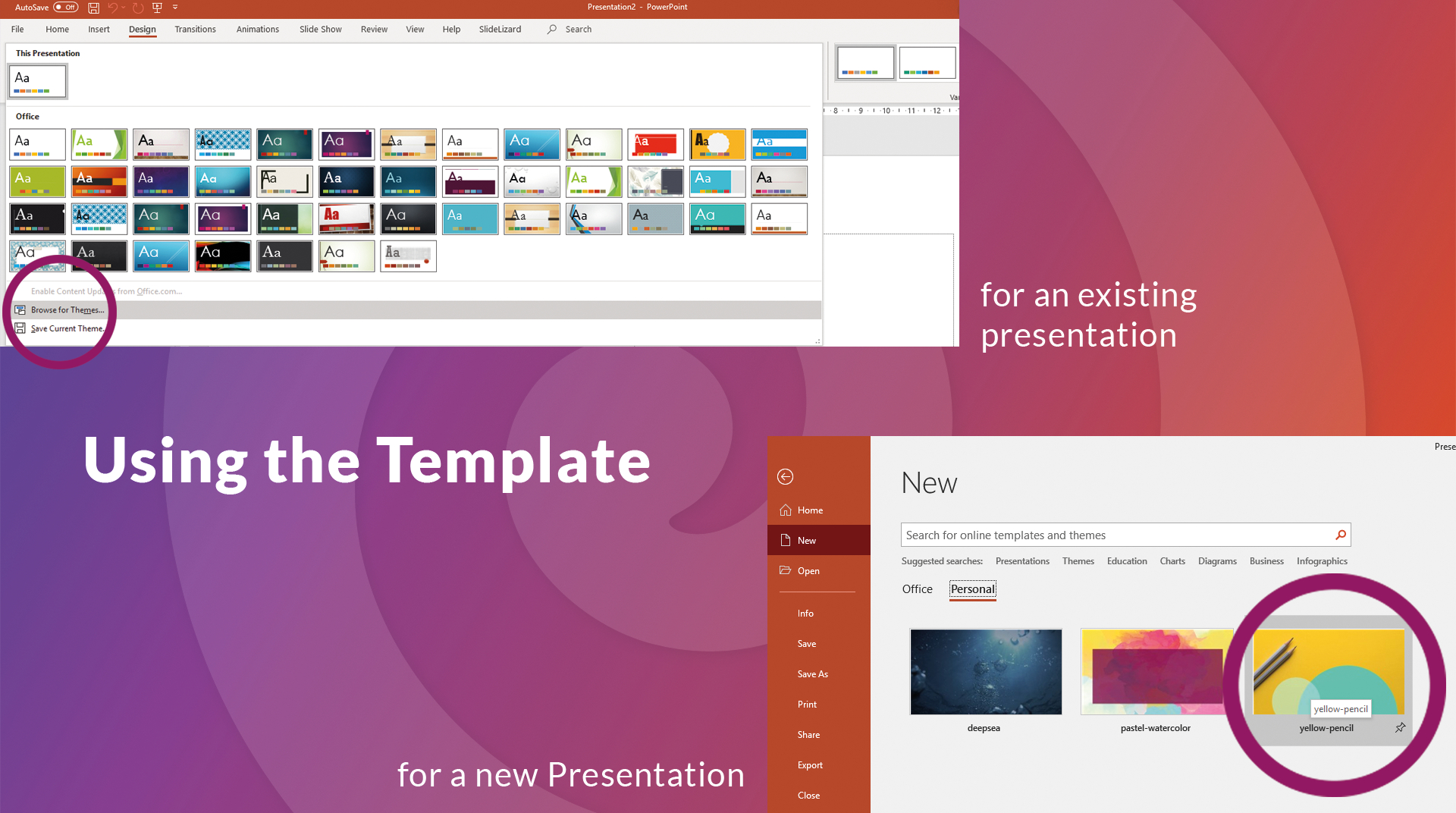 How To Create Your Own Powerpoint Template (2020) | Slidelizard For How To Save A Powerpoint Template