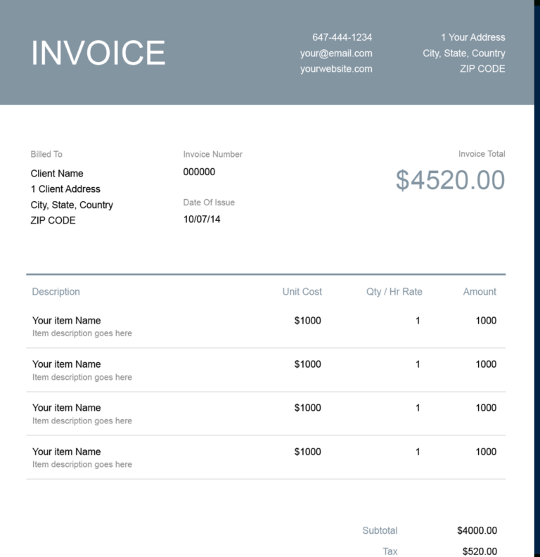 How To Fill Out An Invoice Professional Invoicing Checklist Inside