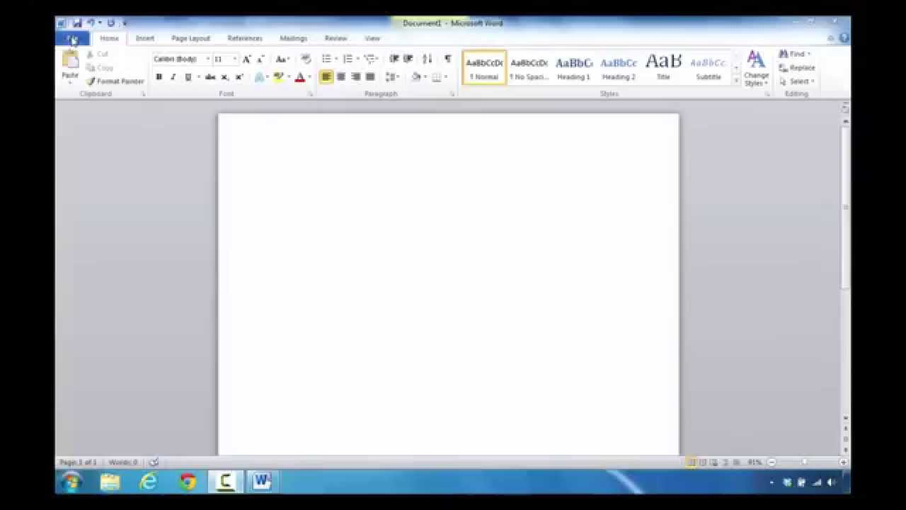 How To Find And Create Resume Template In Microsoft Word With How To Use Templates In Word 2010