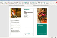 How To Make A Brochure On Microsoft Word in Ms Word Brochure Template