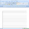 How To Make Lined Paper In Word 2007: 4 Steps (With Pictures) Throughout Microsoft Word Lined Paper Template