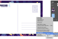 How To Set Up A Postcard | Adobe Indesign Tutorials with Indesign Postcard Template 4X6