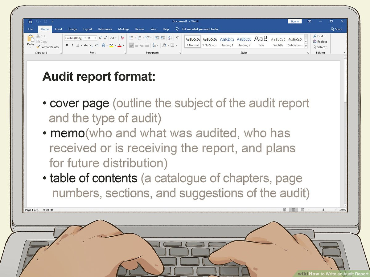 How To Write An Audit Report: 14 Steps (With Pictures) – Wikihow With Regard To It Audit Report Template Word